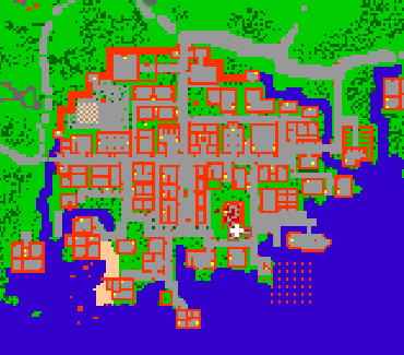 Skull Shop location on the Carlin minimap